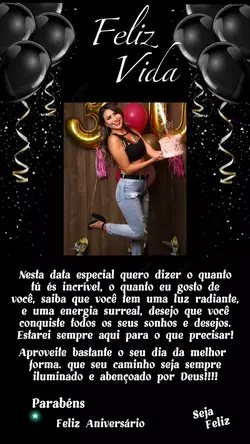 modelo aniversário