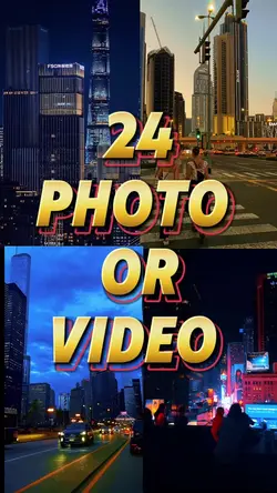 24 photo or video