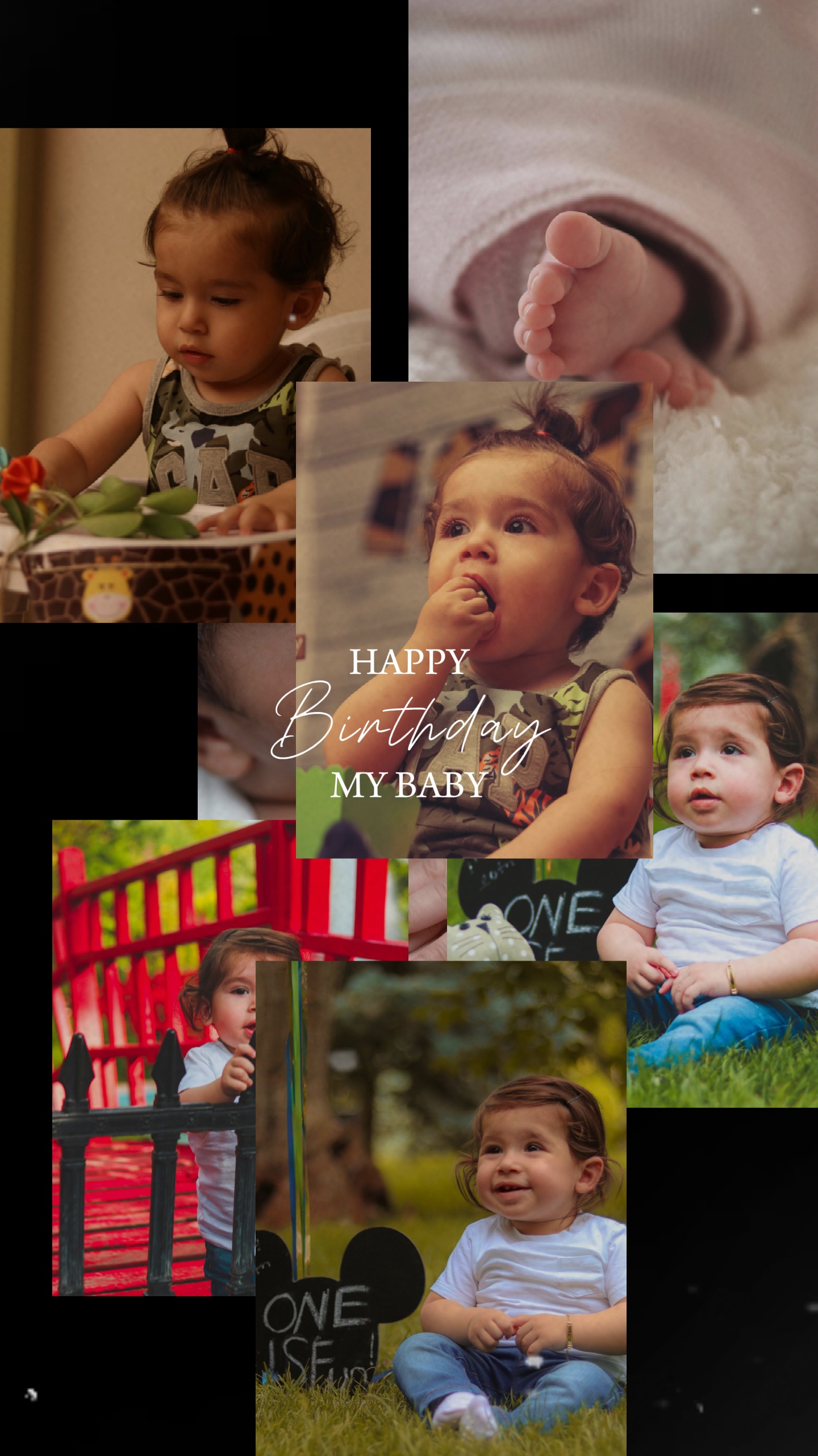 El cumpleaños de mi bebé
