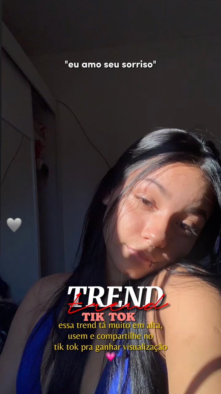"eu amo seu sorriso"