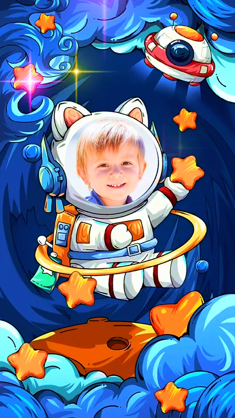 astronot ulang tahun