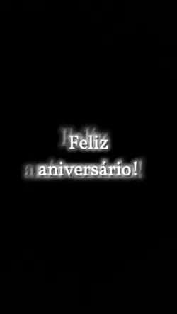 Feliz aniversário!! 