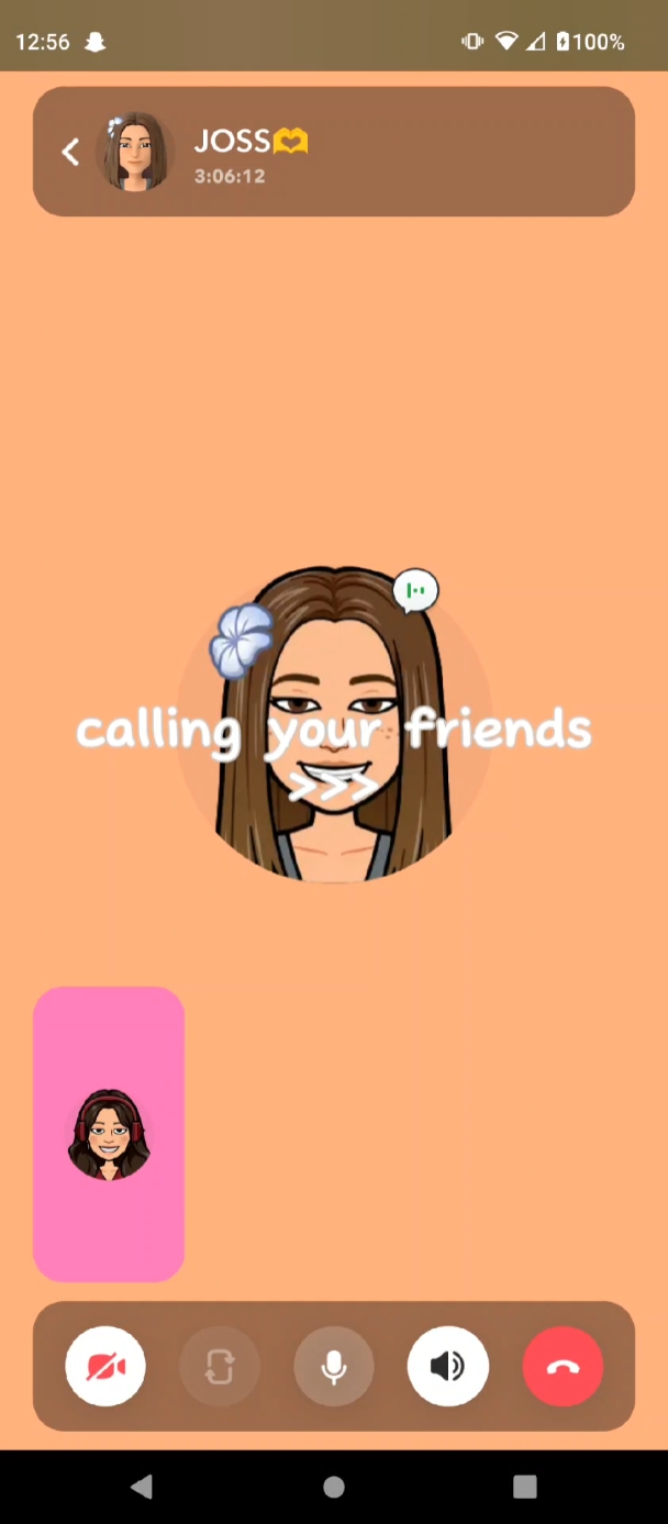 calling friends >>>