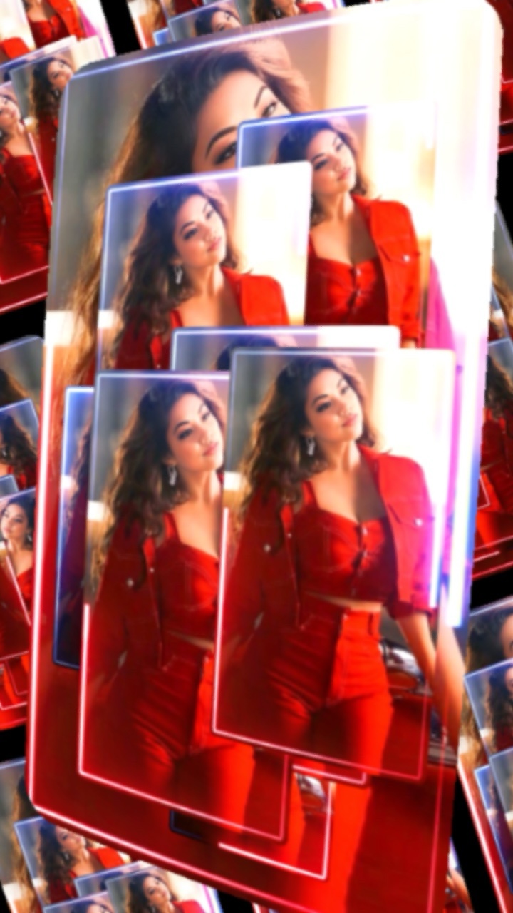 Pengeditan foto biru merah