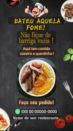 Comida boa e aqui 