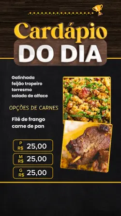 Cardápio 