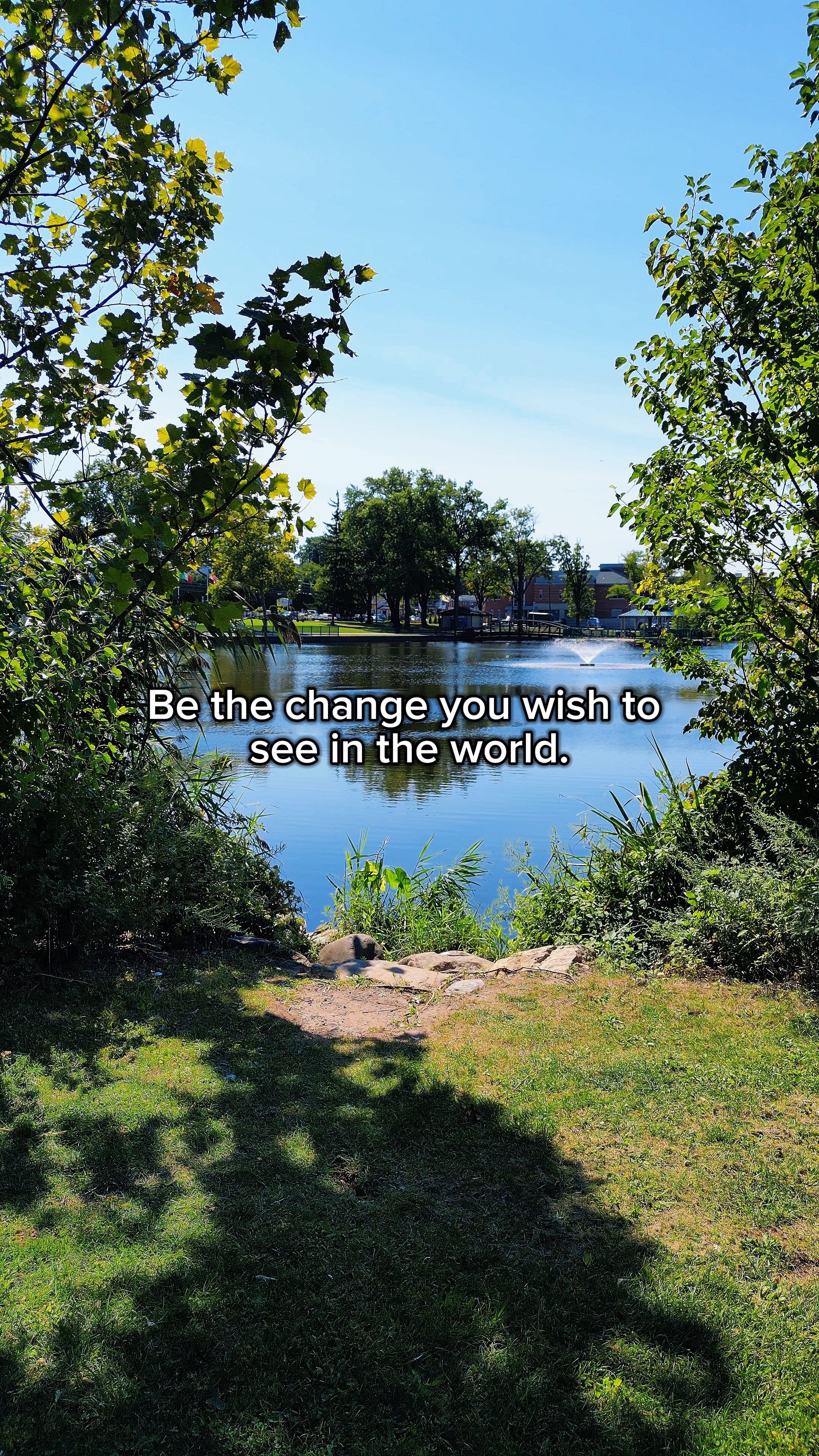 BE THE CHANGE 🙂‍↔️