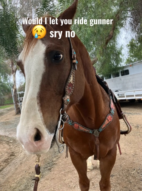 Ik he’s not actually