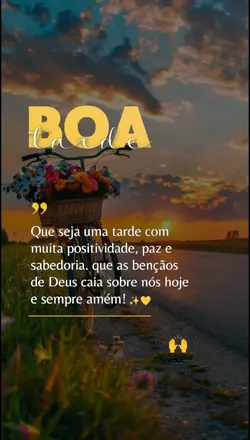 Boa tarde status
