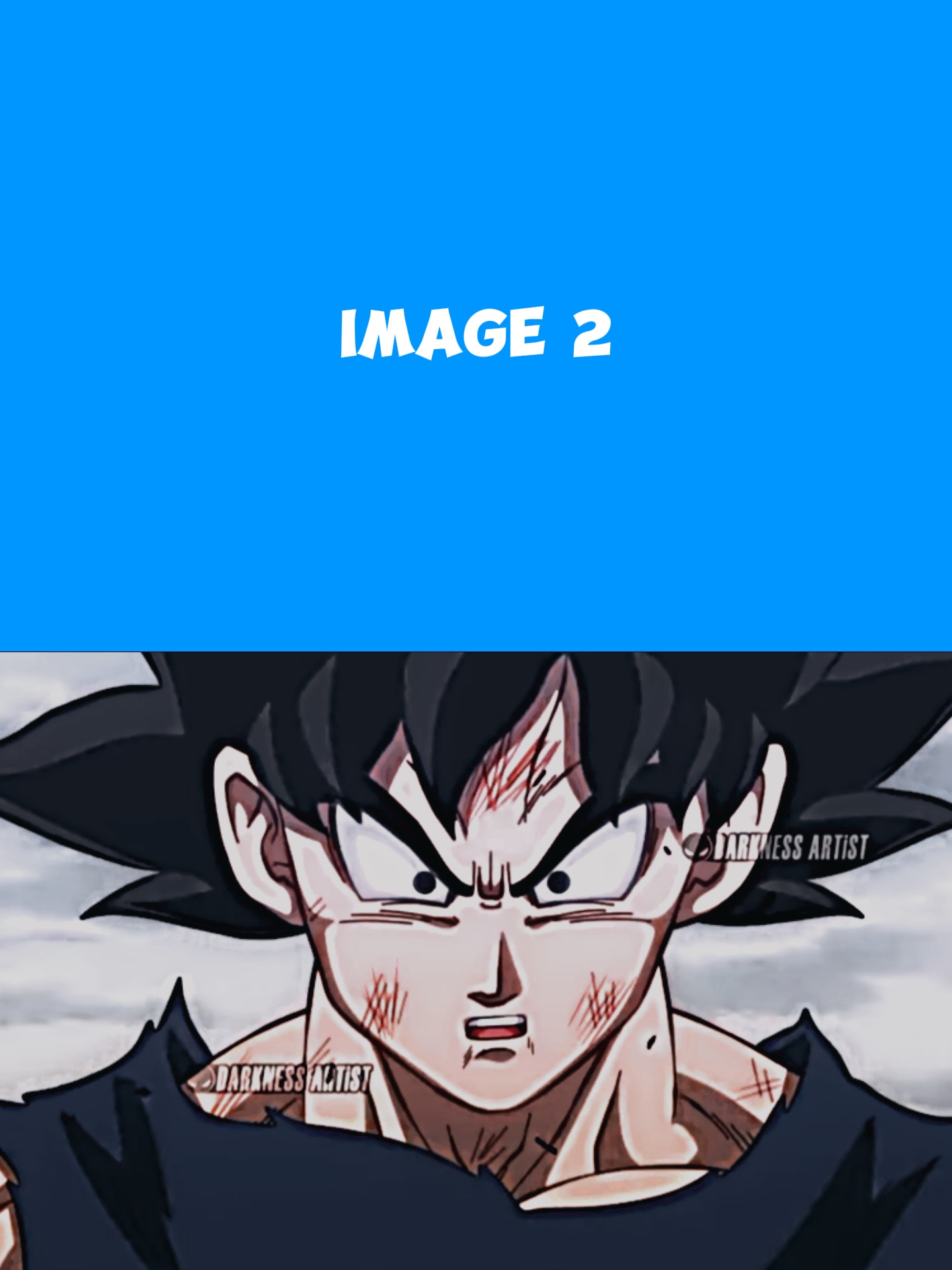 Goku sad template