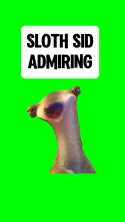 SLOTH SID ADMIRING