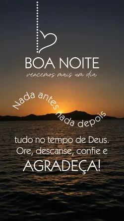 Abençoada noite!