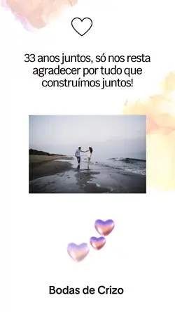 33 anos de casados 
