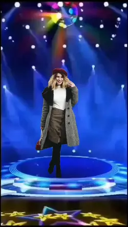 Palco com luzes