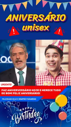 ANIVERSÁRIO UNISEX