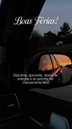 Boas férias