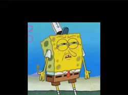 Confused SpongeBo