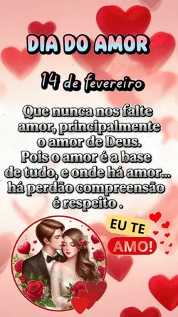 feliz dia do amor