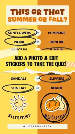 summer or fall quiz 