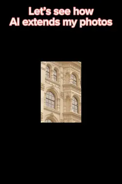 AI photo extender