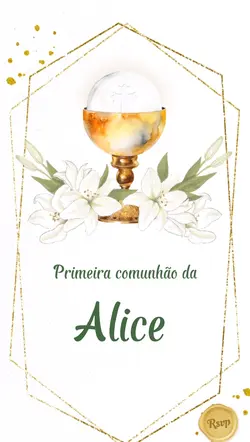 Convite comunhão 