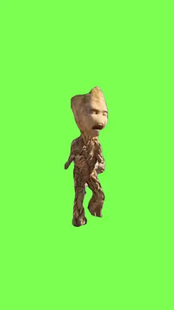 Groot shouting