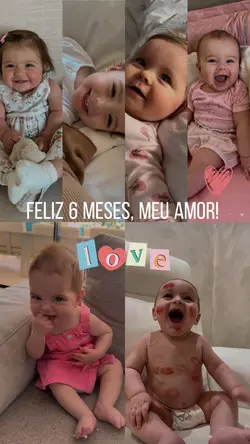 6 meses da bebe 💗