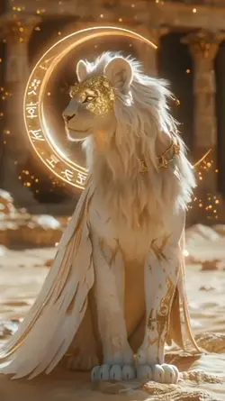 Luminous Lion Angel