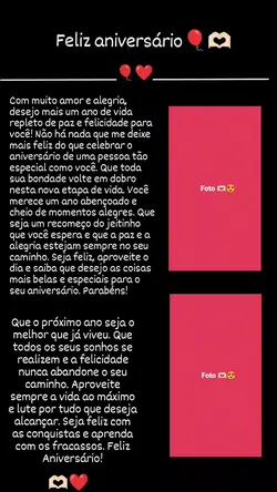 Feliz aniversário 