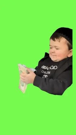 Boy counting money 