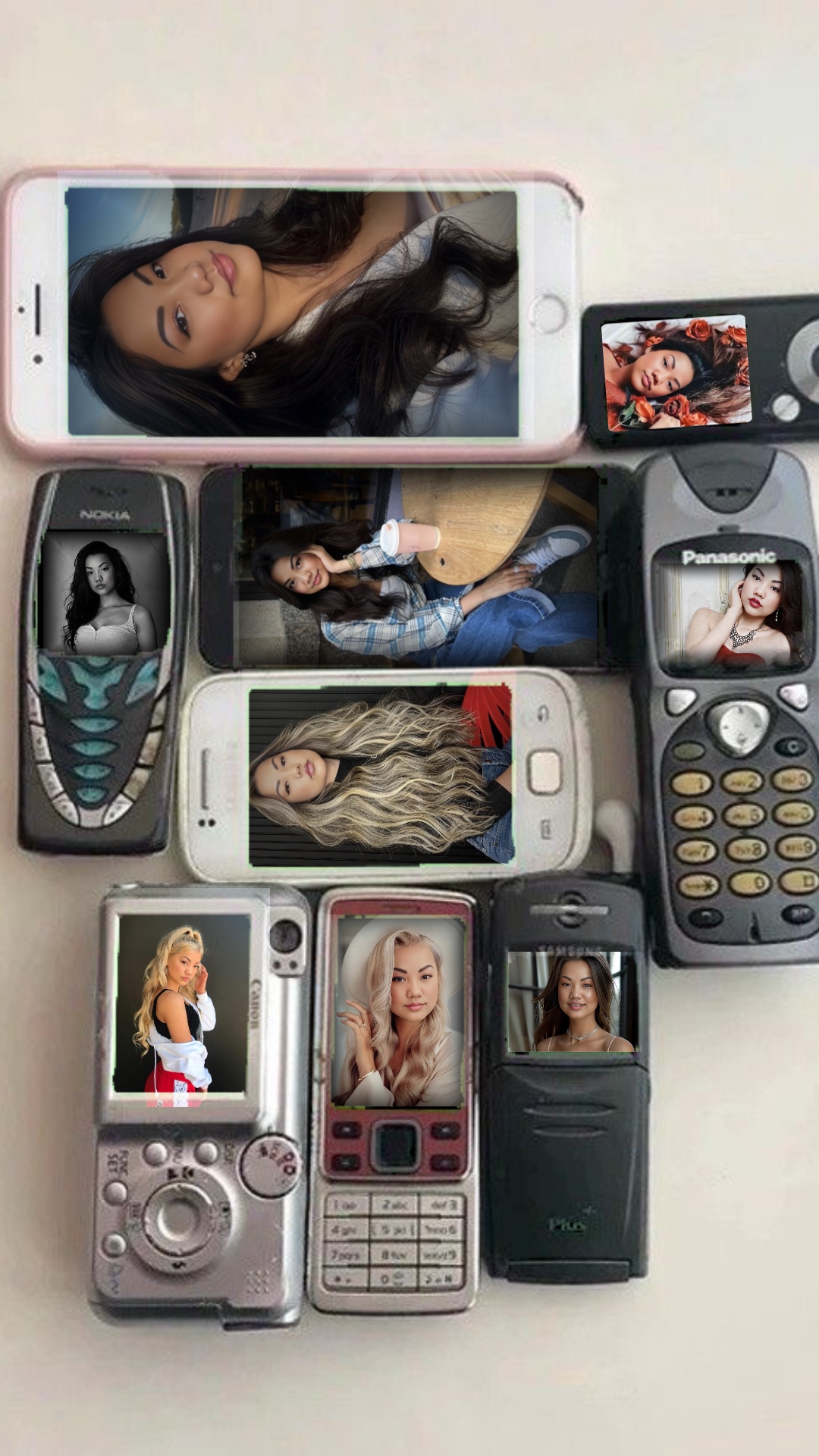 Collage de teléfono antiguo 🔥