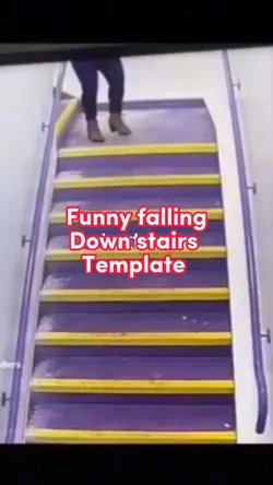 falling down stairs 