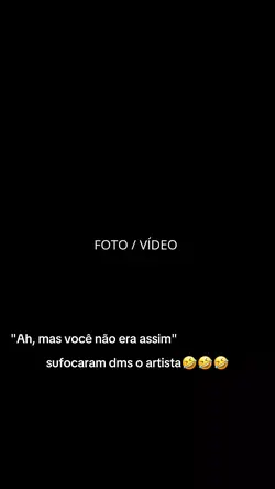sufocaram o artista