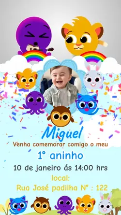 convite aniversario