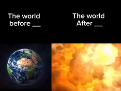 Exploding earth