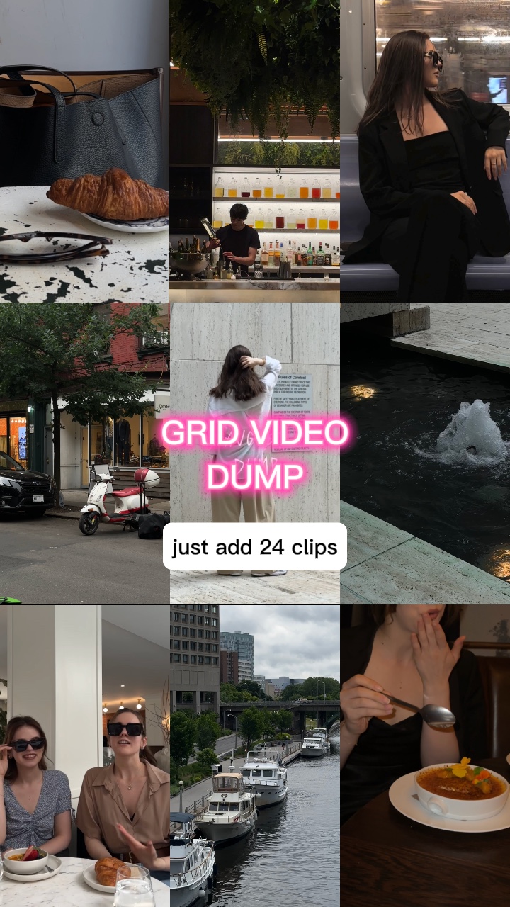 Despejo de vídeo da grade
