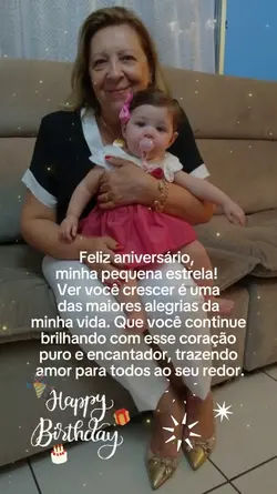 Parabéns minha neta
