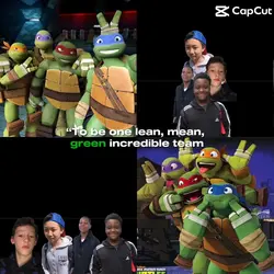 The boys as TMNT