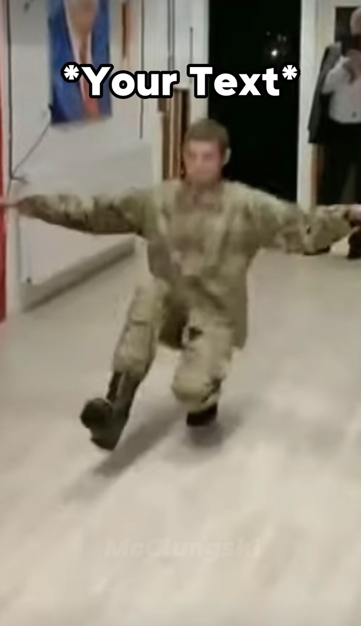 Mème de danse russe