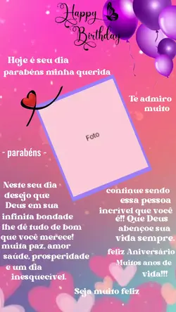 modelo aniversário
