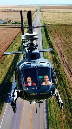 helicóptero montagem