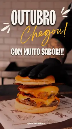 Outubro lanche