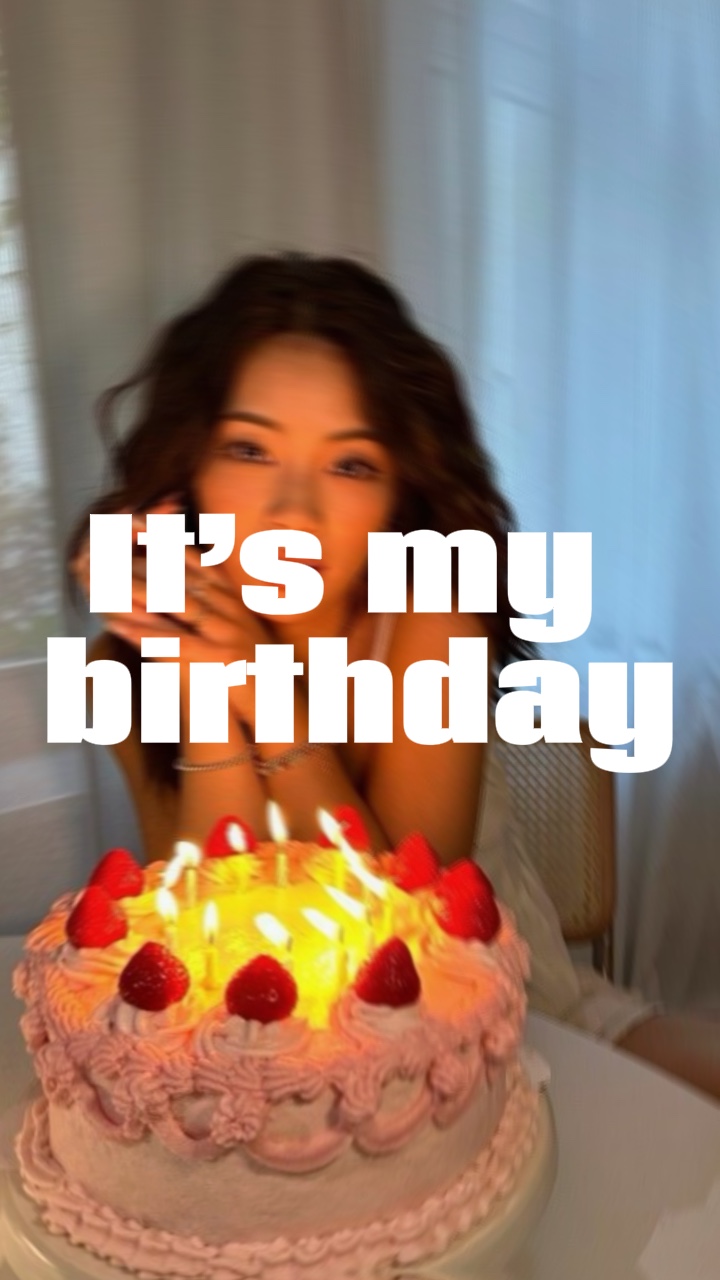 Para o seu aniversário 🎂 