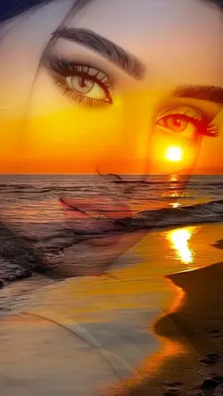sua foto no mar