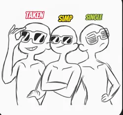 3 friend trio