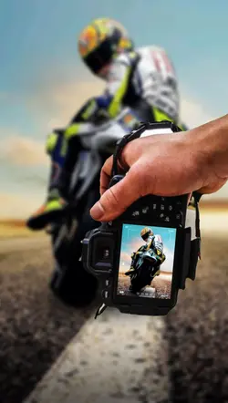 máquina fotográfica 