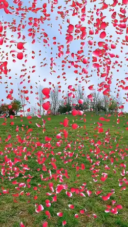 Petal rain