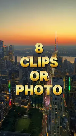 8 clips or photo
