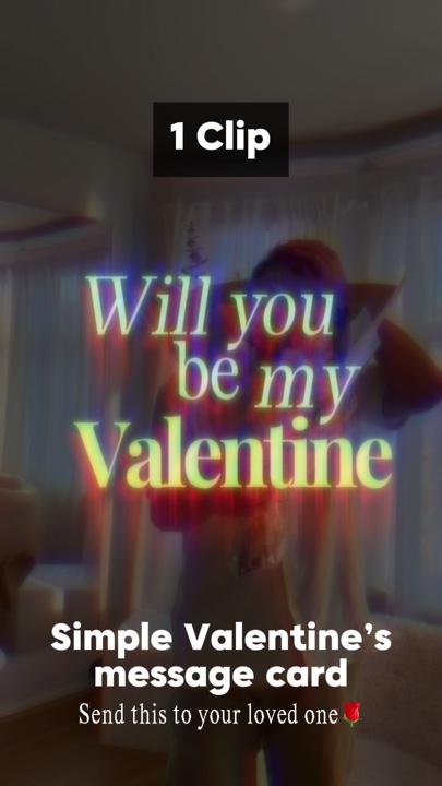 Karte zum Valentinstag