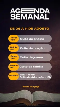 Agenda | Igreja 